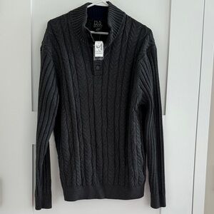 Jos. A. Bank Charcoal Gray Sweater